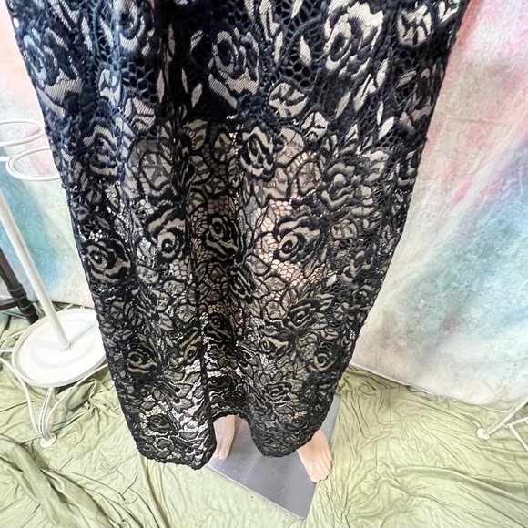 📌Alex B Sexy Lace Straps or Strapless Formal - Prom Dress Waistline Transparent - Picture 5 of 16